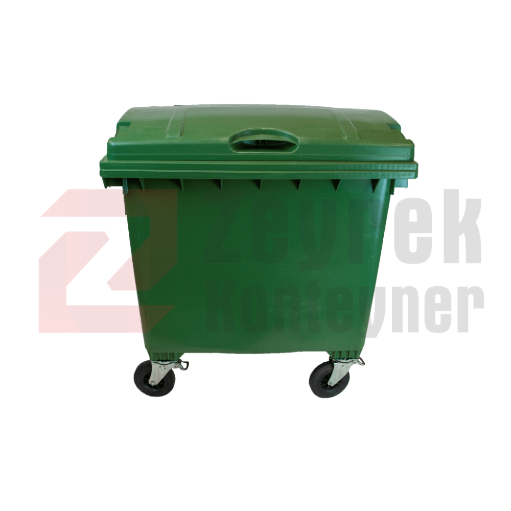 1100 LİTRE PLASTİK ÇÖP KONTEYNERİ