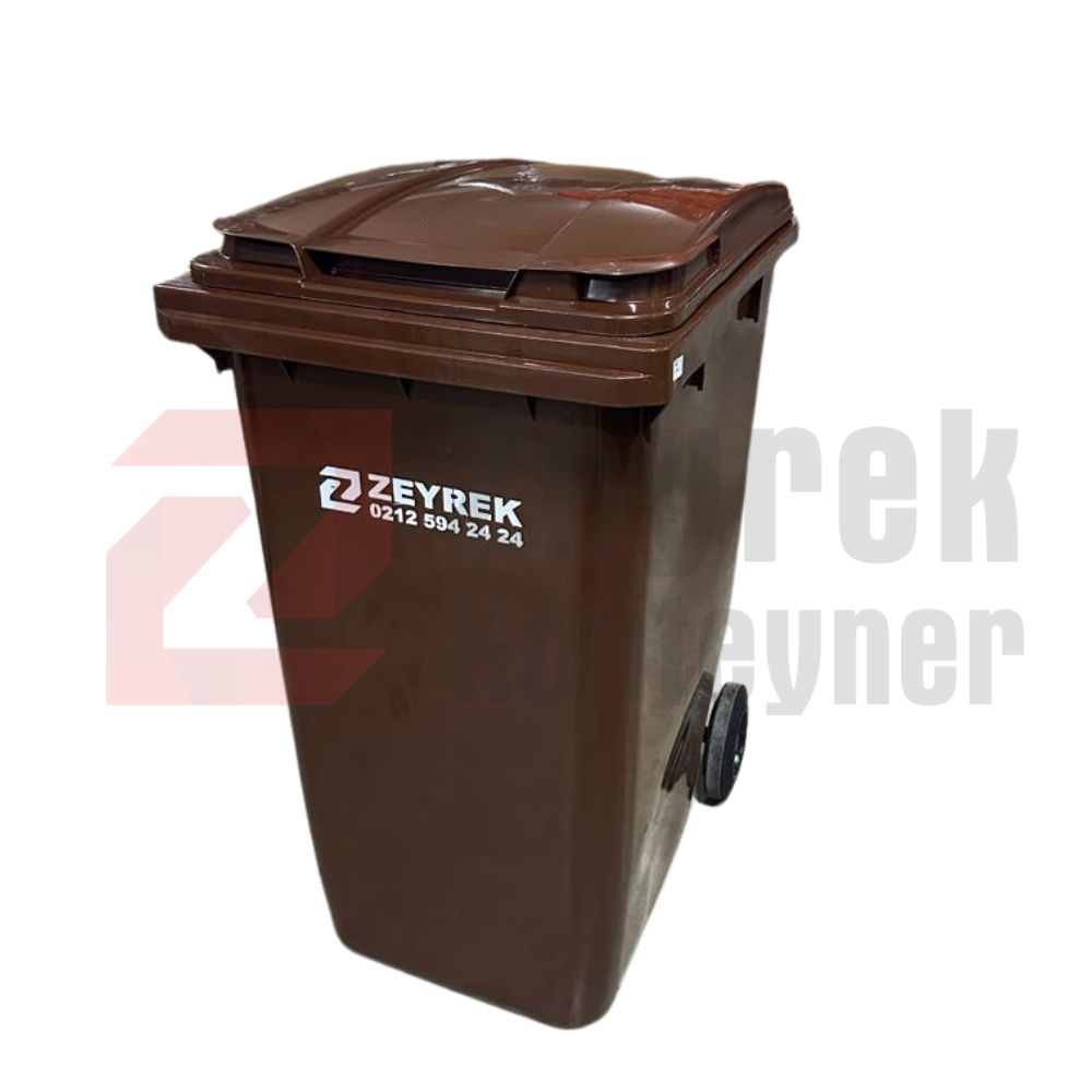 360 LİTRE PLASTİK ÇÖP KONTEYNERİ