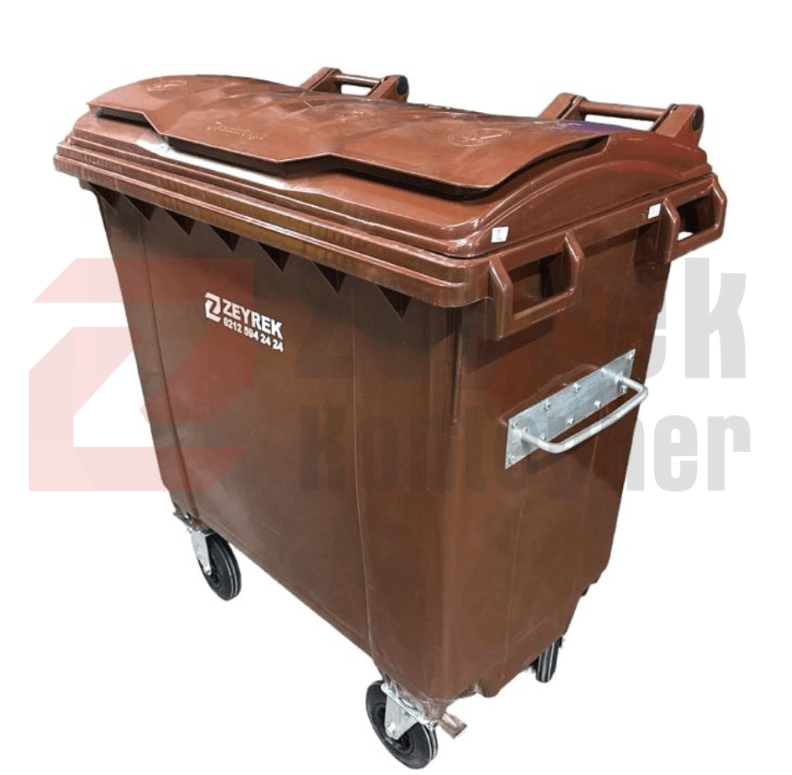 660 LİTRE PLASTİK ÇÖP KONTEYNERİ