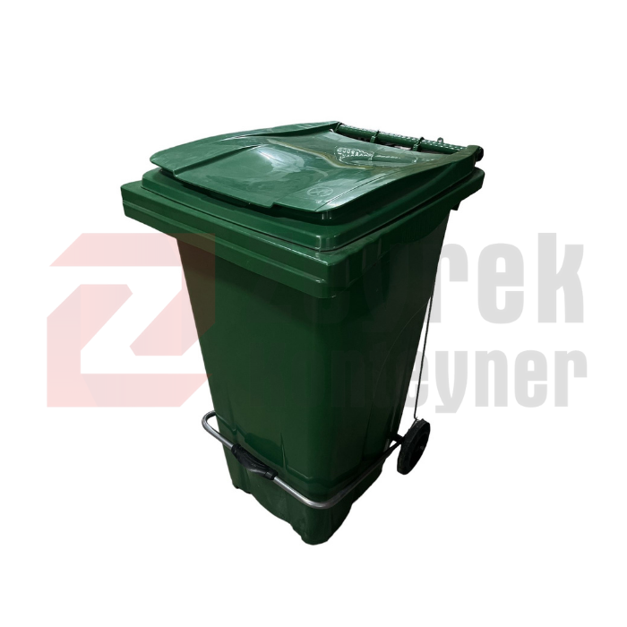 240 LİTRE PLASTİK PEDALLI ÇÖP KONTEYNERİ